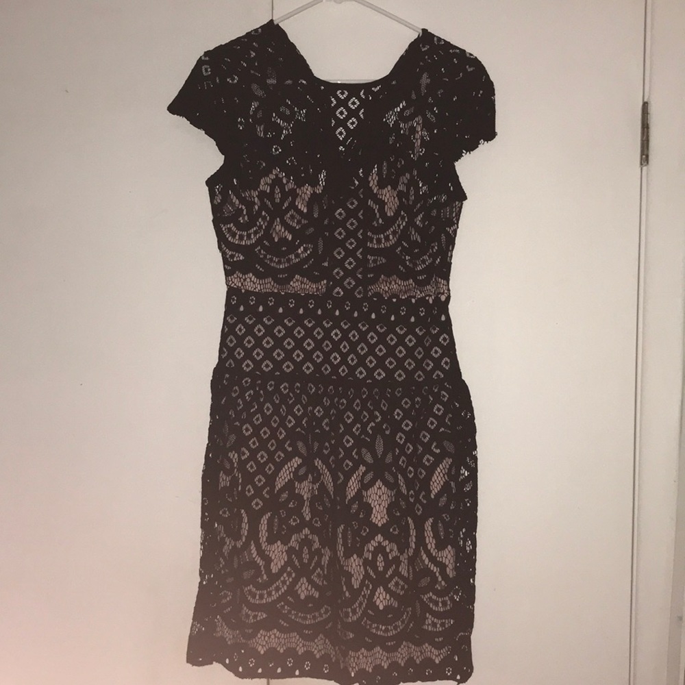 NWOT worthington black lace dress